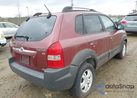 2006 Hyundai Tucson Gls/Limited из США, поврежденный, VIN KM8JN72D06U263486
